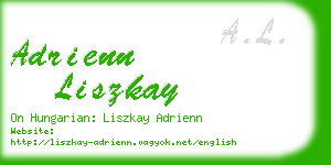 adrienn liszkay business card